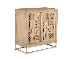 Portes en bois de style rétro américain, armoires en bois massif, rangement pour salon et chambre, meubles sur mesure - Product Image 1