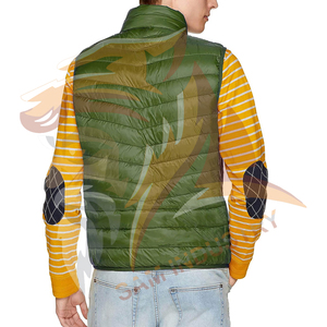 Veste matelassée sans manches pour homme, 100% polyester, confortable, nouvelle arrivée, brillante, personnalisable, imperméable, vente en gros - Product Image 2