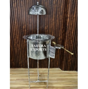 Recipiente para calentar comida de acero inoxidable refinado de alta demanda, con un diseño elegante para catering comercial y experiencias culinarias de lujo. - Product Image 1