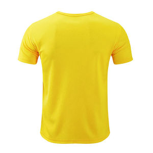 Wholesale Men's Breathable Mesh Short Sleeve T-Shirt Summer Crew Neck Solid Color Loose Fit Tee Men's Summer Breathable Mesh - Product Image 3