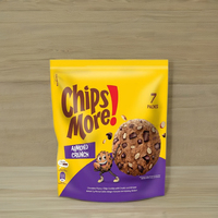 Biscuits sucrés à faible teneur en sucre Chipsmore Amande & Noisette Croquants de Malaisie 117g Boîte roulante Confiserie