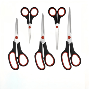 Tijeras Multiusos de Acero Inoxidable con Mango de Goma y Plástico, 5 Tamaños, para Oficina, Hogar, Papelería, Costura, Vendajes y Corte - Product Image 6
