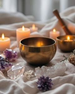 Cuenco de Meditación de Latón e Instrumento de Oración con Tonos Vibratorios Profundos, Ideal para Terapia de Sonido y Yoga - Product Image 3
