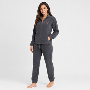 New Arrival Women's Fleece <b>Tracksuit</b> Premium Cotton Blend Hoodie and Pants Set Durable <b>Stitching</b> High Quality Women <b>Tracksuit</b> - Product Image 5