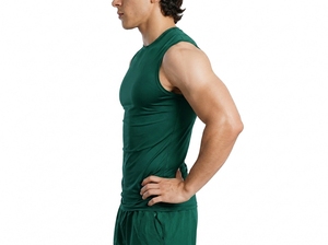 Camiseta Deportiva sin Mangas Personalizada para Hombre, de Secado Rápido, Ligera, para Entrenamiento, Running, Fitness, Gimnasio, Ropa Deportiva Activa - Product Image 3