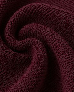 Pantalon de jogging décontracté pour homme, coupe slim, couleur bordeaux, taille élastique avec cordon de serrage, tissu doux, confortable pour un usage quotidien, look élégant - Product Image 6