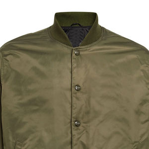 Chaqueta Bomber Premium para Hombre, Estilo Varsity, Satinada, con Logotipo Personalizado, Estilo Béisbol, Tela de Lona, Cuello Alto, Chaquetas Varsity - Product Image 5