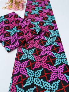 Siyara Leone ผ้าฝ้ายเคลือบขี้ผึ้งสไตล์แอฟริกันที่มีดีไซน์สองสีที่เป็นที่นิยมเหมาะสำหรับงานตัดเย็บเสื้อผ้างานฝีมือและงานควิลท์ - Product Image 2