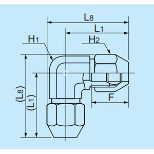 CP-UL1ที่เหมาะสมทั่วไปของ Nitta chemifit CP series/4 ~ 1/2 - Product Image 1