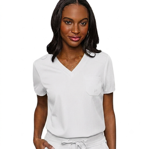 Blouse de laboratoire unisexe personnalisée en coton et polyester tricoté blanc, à manches longues, pour médecins, vêtements d'hiver pour laboratoire et hôpital - Product Image 1