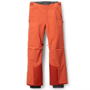 Pantalones de Nieve para Hombre, Color Naranja, Resistentes al Viento, Cintura Alta, Corte Recto, Estilo Deportivo, Cierre de Botones, Ropa de Invierno para Exteriores - Product Image 1