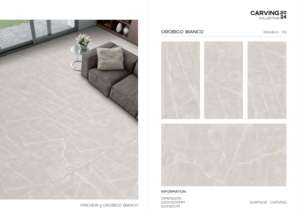 Carreaux de porcelaine élégants, texturés, polis et émaillés, développés pour les solutions de revêtement mural et de sol de grande envergure dans les intérieurs architecturaux. - Product Image 5