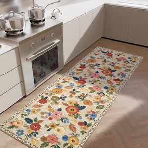 Tappeto Lavabile 2x3 Floreale per Interni, Zerbino Antiscivolo Resistente alle Macchie a Pelo Corto per Piccole Ingressi e Corridoi - Product Image 3