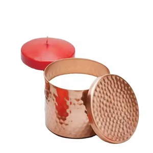 Luxury Metal Candle Jar Elegant Candle Holder Container Home Decor Wedding Centerpiece Accent - Product Image 6