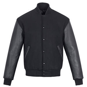Chaqueta Varsity con Logotipo Personalizado, Estilo Universitario Clásico, Tela Cómoda, Prenda Exterior de Moda para Streetwear - Product Image 1