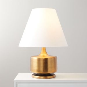 Lámpara de Mesa de Metal Dorado de Lujo con Diseño Contemporáneo para Dormitorio, Hotel, Sala de Estar, Decoración de Interiores - Product Image 2