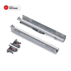 Correderas Inferiores Ajustables de Cierre Suave, Correderas de Cajón de Metal de Extensión Completa de Alta Resistencia - Product Image 1