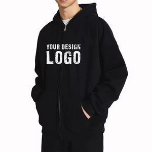 เสื้อฮู้ดซิปหน้าสตรีทแวร์แบบหนา ขายส่ง ปักโลโก้ตามสั่ง ราคาโรงงาน ผู้ผลิต - Product Image 6