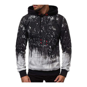 BELIEVE <b>YOURSELF</b> Men's Autumn Zipper-Up Cartoon Pullover Printed Knitted Hoodie Comfortable Regular Fit Breathable 3D Pocket - Product Image 2