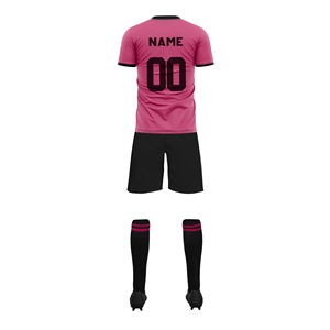 Ensemble de maillots de football personnalisés pour hommes, polyester respirant, séchage rapide, vêtements de sport pour équipe, impression par sublimation - Product Image 4