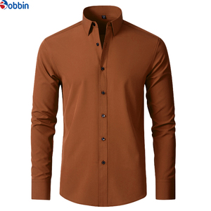Camisa de Negocios Cómoda para Hombre, Camisas de Vestir con Botones de Alta Calidad para Hombre, Manga Larga, Estilo Oficina, Cuello Clásico, Camisas Lisas para Hombre - Product Image 5
