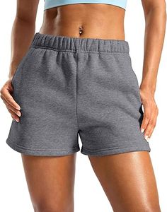 Women's Sweat <b>Shorts</b> with Pockets Cotton French Terry Drawstring Summer Workout Casual Lounge <b>Short</b> - Product Image 1