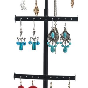 Scatola Portagioie in Legno di Alta Qualità con Decorazione a Porta Scorrevole, Organizzatore per Collane, Orecchini, Bracciali, Anelli e Altri Gioielli - Product Image 3