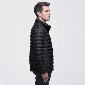 Vestes matelassées à fermeture éclair en nylon 100% de qualité supérieure OMMIZ pour hommes, vente en gros d'usine, vestes d'hiver personnalisées - Product Image 6