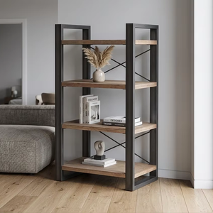 Raki <b>Rack</b> High Quality Solid Wood Construction Modern Compact Display Shelving Unit Durable Metal Frame Multifunction <b>Shoes</b> - Product Image 2