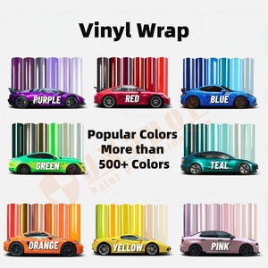 <span class=keywords><strong>Precio</strong></span> al por mayor alto brillo tráfico púrpura vinilo envoltura película adhesiva motocicleta coche envoltura papel de aluminio pegatinas para coche - Product Image 5