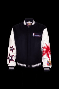 All-<b>Star</b> 2026 Wool & Leather Varsity <b>Jacket</b> Black White - Product Image 1