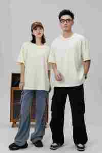 T-Shirt Personalizzata in <span class=keywords><strong>Cotone</strong></span> <span class=keywords><strong>Mercerizzato</strong></span> Gassato con Finitura Lucida - Product Image 1