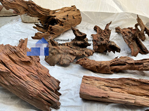 Best Natural Driftwood & Stainless Steel Aquarium Decoration Irregular Shape Circular Durable Fish Tank Ornament Made in Vietnam - Product Image 3