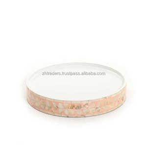 Bandeja de Chocolate Artesanal para Bodas, Festivales y Espacios de Comedor Elegantes, Bandeja Decorativa de Lujo con Incrustaciones de Nácar - Product Image 5