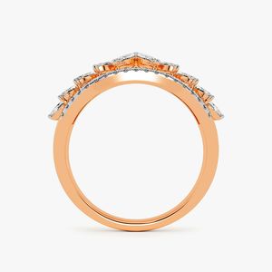 Anillo de Compromiso Solitario con Diamante Cultivado en Laboratorio, en Oro Amarillo de 14K, Corte Redondo - Product Image 5