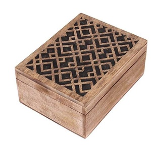 Boîte de rangement en bois multifonctionnelle pour les essentiels de voyage, les accessoires de couture, les petits gadgets, les objets personnels et l'organisation quotidienne - Product Image 6