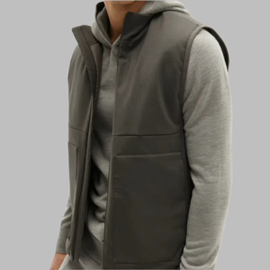 High Quality New Arrival Wool Blend Reversible <b>Men</b> Body <b>Warmer</b> Customized Design Blank Autumn Body <b>Warmer</b> - Product Image 1