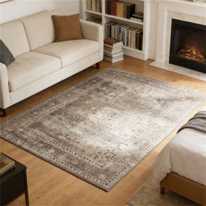 Tappeti e Set di Tappeti Pieghevoli Marrone Scuro per Copertura Pavimenti, Facili da Installare - Product Image 1