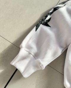 เสื้อฮู้ดโอเวอร์ไซส์ผ้าเทอร์รี่ถักนิตติ้ง 380gsm รุ่นใหม่ล่าสุด สไตล์ลำลองสตรีทแวร์ ไม่มีเชือกผูก กระเป๋าเสื้อ ซักเอนไซม์ สำหรับฤดูใบไม้ร่วง - Product Image 5