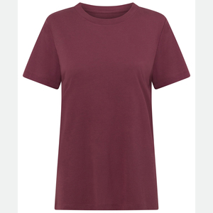 Camiseta de algodón 100% para mujer, cuello redondo, corte regular, manga corta, estilo casual para el día a día - Product Image 3