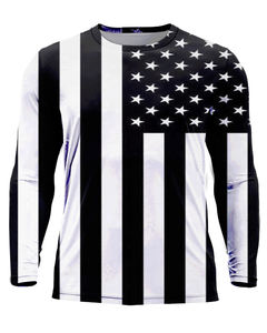 Camisa de Pesca Unisex de Manga Larga con Protección UV UPF 50, 100% Poliéster, Cuello Redondo, Estampada, de Secado Rápido - Product Image 5