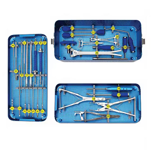 Juego de Instrumentos Quirúrgicos Ortopédicos, Sistema de Tornillos Pediculares Espinales, Herramientas Manuales de Acero Inoxidable para Cirugía de Columna, Reutilizables - Product Image 4