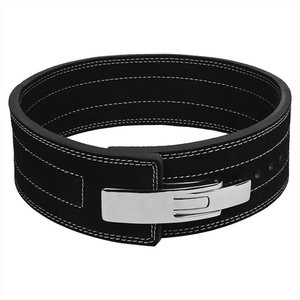 Durable Lever Belt for Gym Workout 13mm Leather Powerlifting Squat Deadlift Belt Fitness <b>Back</b> <b>Support</b> Gear - Product Image 2