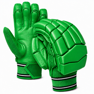 <b>Cheap</b> Price In Stock Items Cricket Batting Gloves Customized Hand-Stitch Breathable Snap Closure Players Cricket Batting Glove - Product Image 1