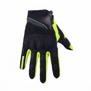 Qaswa Sports Elite Pro Red Black Fingerless Real Leather Safety Gloves Adjustable Wrist Strap Polyurethane Coated for Cycling - Product Image 3