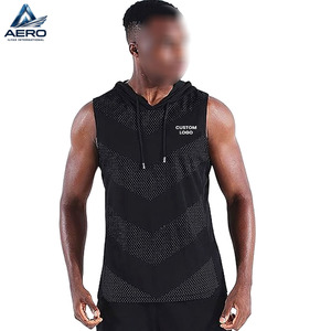 Service OEM ODM à prix de gros, meilleur fournisseur, entièrement personnalisé, idéal pour la salle de sport, le fitness et les vêtements décontractés, sweats à capuche sans manches - Product Image 4
