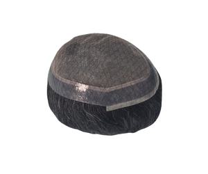 Perruque pour homme de qualité supérieure, cheveux raides crépus Remy, toupet 100 % densité, les meilleurs cheveux pour hommes - Product Image 4