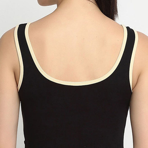 เสื้อกล้ามรัดรูปทรง Racerback สำหรับผู้หญิง คอกลม แขนกุด เหมาะสำหรับออกกำลังกาย โยคะ แห้งเร็ว ชุดออกกำลังกาย - Product Image 3