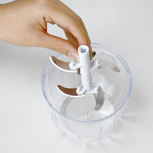 Multifuncional fácil de deslizar-resistente ecológico inteligente blanco de mano de plástico picadora de alimentos Mega estándar fruta vegetal - Product Image 5