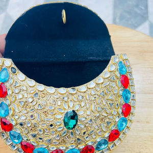Bolso de mano de lujo de diseñador, hecho a mano, con diseño de mosaico, para noche, boda, regalo, con detalles metálicos, para mujer, estilo moderno. - Product Image 3
